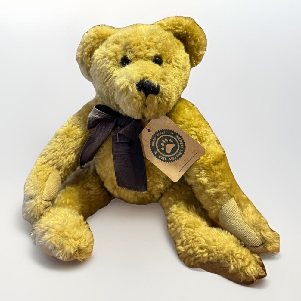 1990 Boyds Bears Vintage Plush Matthew H Growler Plush Stuffed Bear Collectible